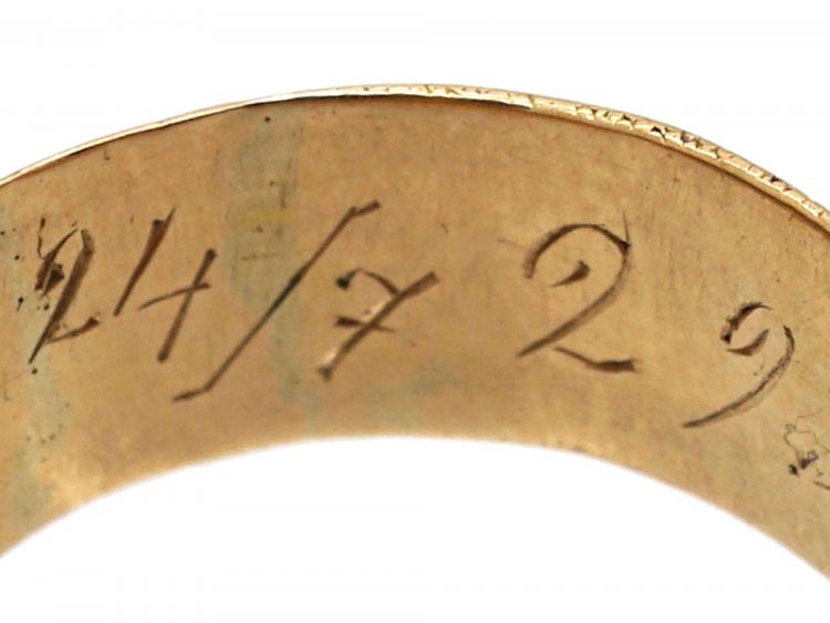 Russian 14ct Gold Ring set with a Ruby