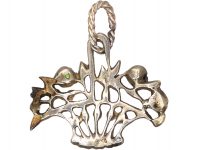 Edwardian Silver & Paste Giardinetti Pendant