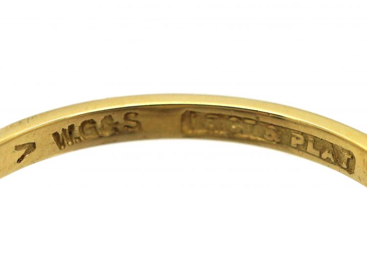 Edwardian 18ct Gold & Platinum Diamond Cluster Ring