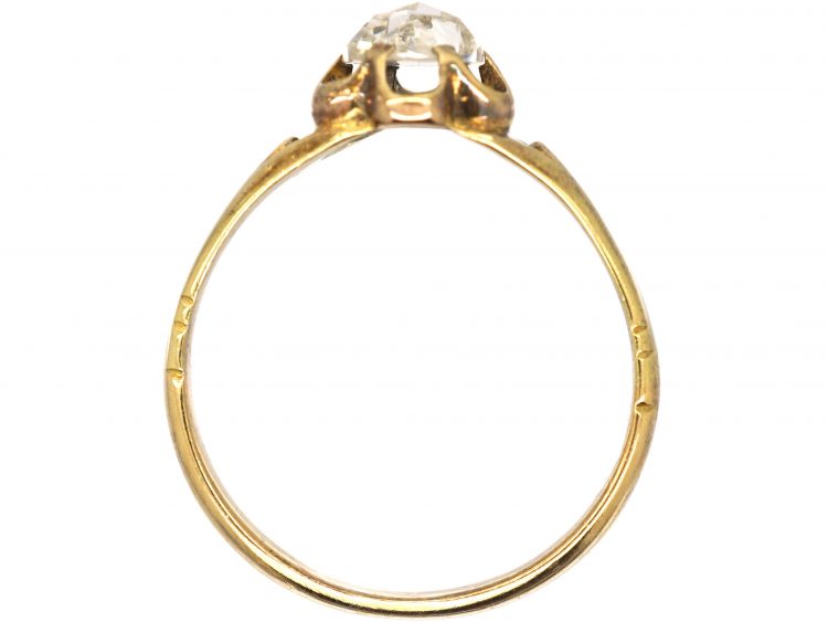 Georgian Heart Shaped Rose Diamond Ring