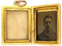 Victorian 15ct Gold Rectangular Shaped Locket
