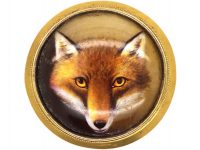 Victorian 15ct Gold, Enamelled Fox Brooch by William Essex