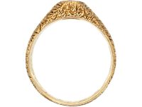 Russian 14ct Gold Ring set with a Ruby