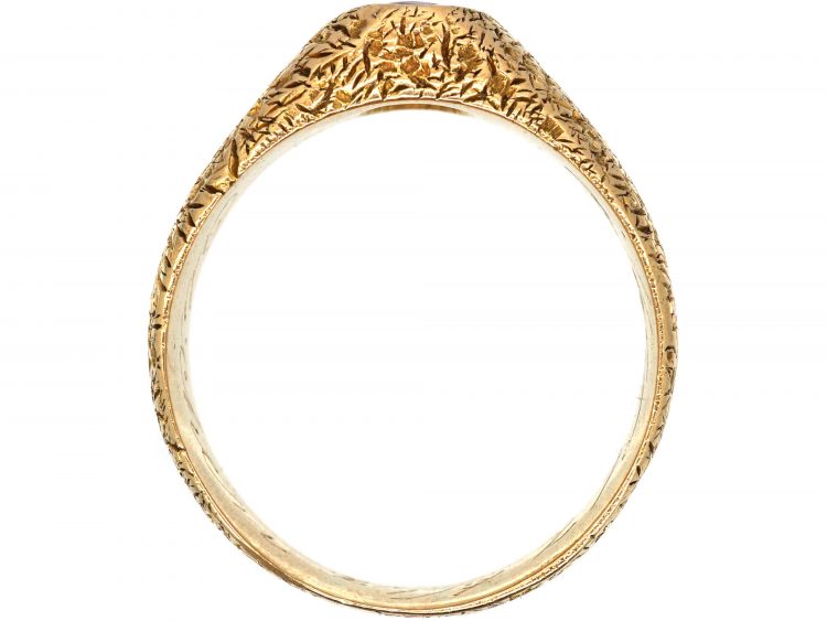 Russian 14ct Gold Ring set with a Ruby