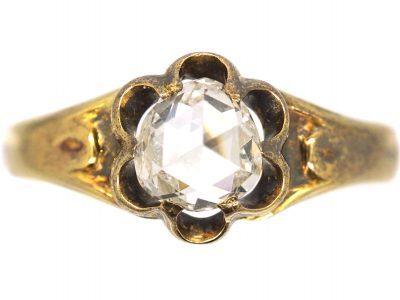 Georgian Heart Shaped Rose Diamond Ring