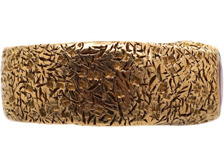 Russian 14ct Gold Ring set with a Ruby