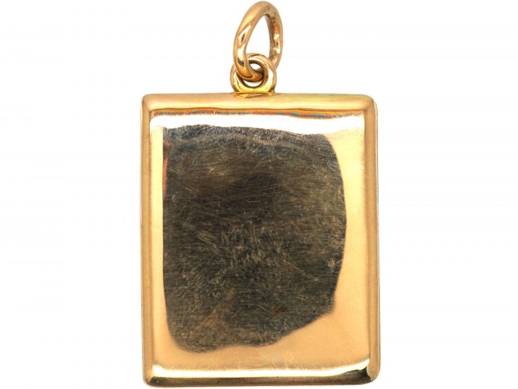 Victorian 15ct Gold Rectangular Shaped Locket