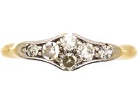 Edwardian 18ct Gold & Platinum, Six Stone Diamond Ring