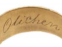 Russian 14ct Gold Ring set with a Ruby