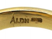 18ct Gold Signet Ring with Bull Taurus Intaglio