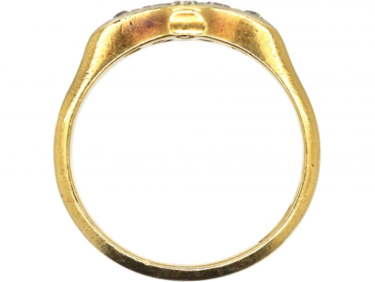 Edwardian 18ct Gold & Platinum, Six Stone Diamond Ring