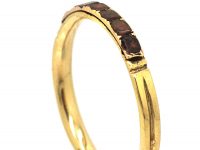 Georgian 9ct Gold Ring set with Almandine Garnets