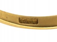 Early 20th Century 18ct Gold, Sapphire & Diamond Three Stone Ring