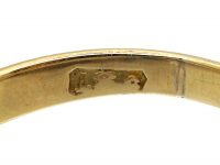 Edwardian 18ct Gold, Sapphire & Diamond Three Stone Ring
