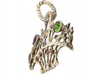Edwardian Silver & Paste Giardinetti Pendant