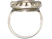 Early 20th Century Silver & Paste Locket Ring