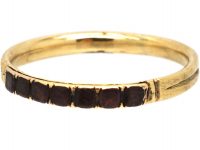 Georgian 9ct Gold Ring set with Almandine Garnets