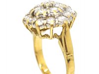 18ct Gold, Diamond Cluster Ring