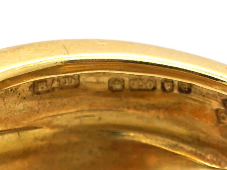 18ct Gold & Diamond Kit & Kaboodle Ring in Original Case by Boodle & Dunthorne