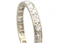 Art Deco Platinum & Diamond Eternity Ring