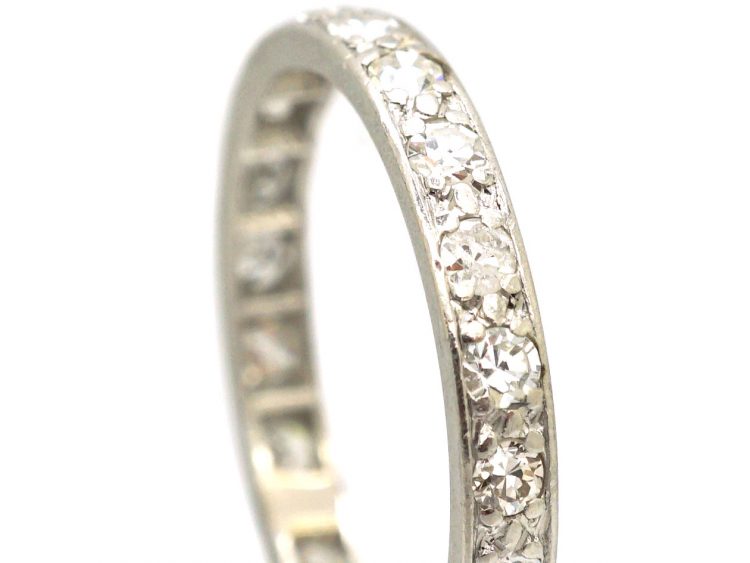 Art Deco Platinum & Diamond Eternity Ring