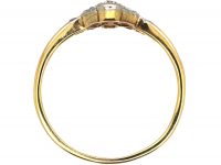 Art Deco 18ct Gold & Platinum, Diamond Ring