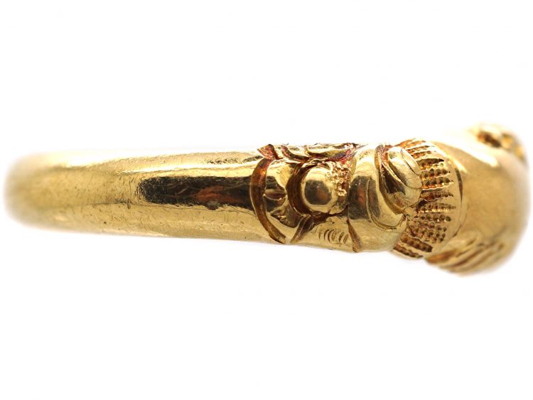 Australian 19th Century 18ct Gold Fede Ring