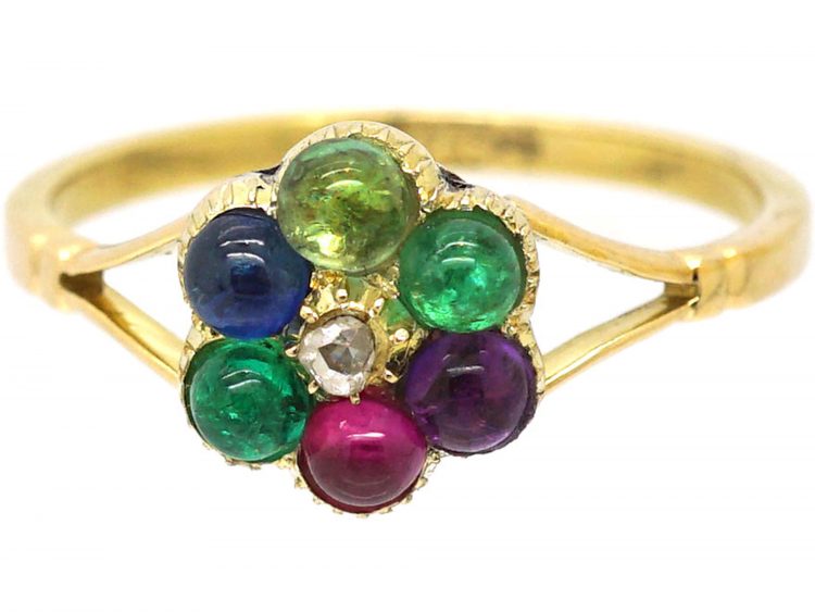 Edwardian 18ct Gold Dearest Ring