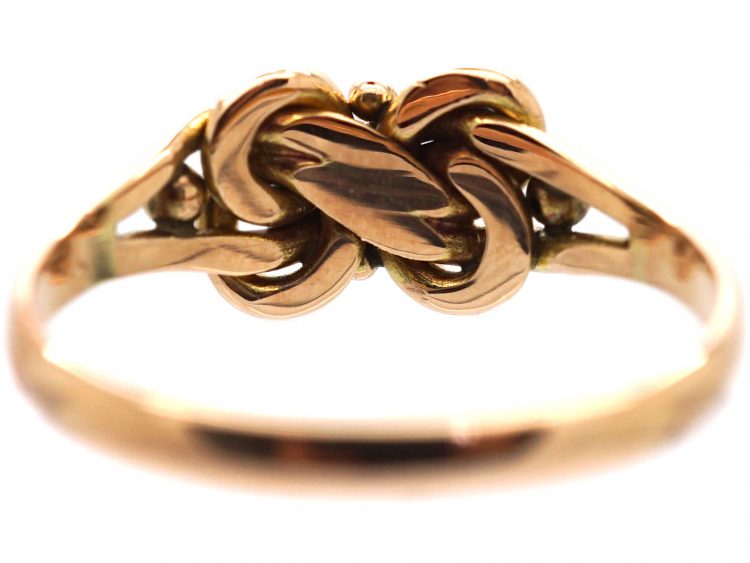 Victorian 9ct Gold Lover's Knot Ring