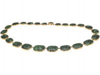Early 19th Century Gold & Venetian Glass Collar