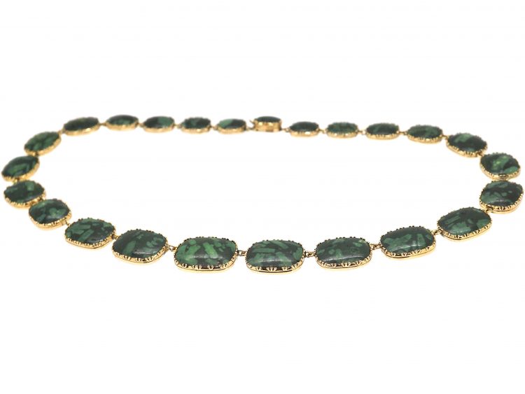 Early 19th Century Gold & Venetian Glass Collar