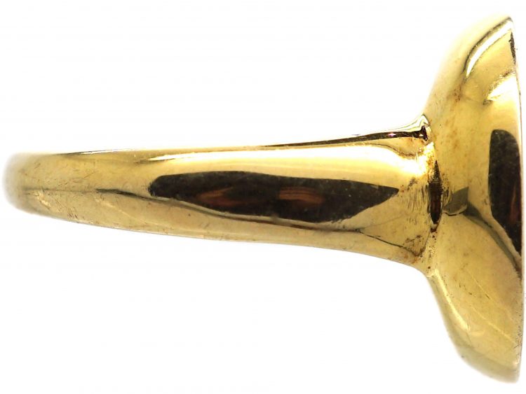 9ct Gold Ring set with Jasper with an Intaglio of a Centaur