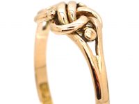 Victorian 9ct Gold Lover's Knot Ring