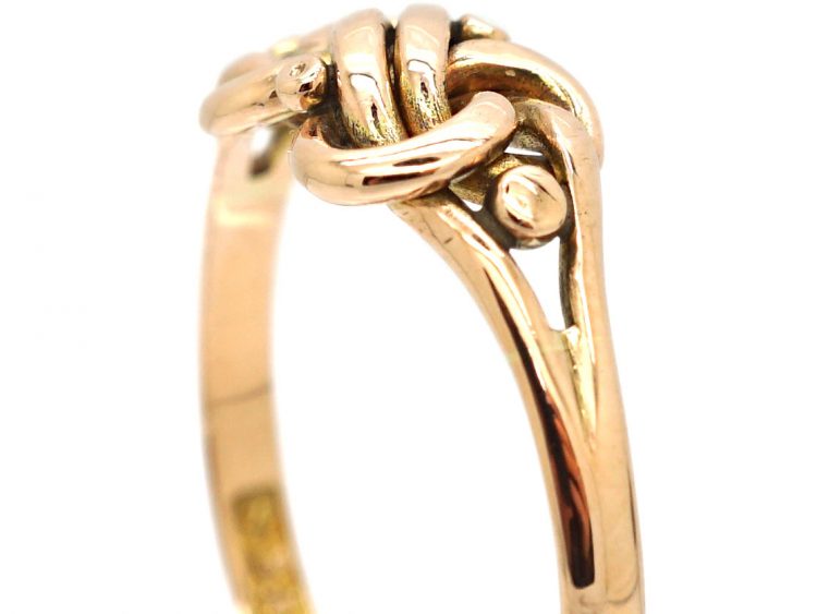 Victorian 9ct Gold Lover's Knot Ring