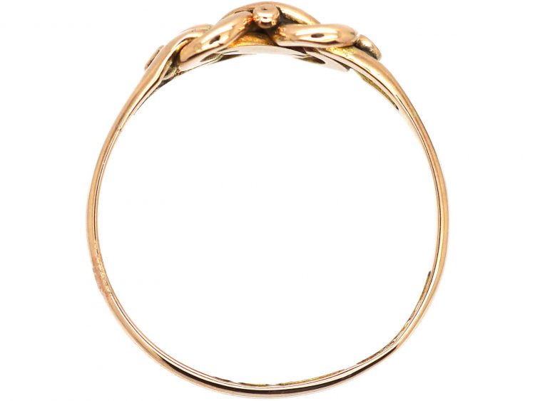 Victorian 9ct Gold Lover's Knot Ring