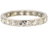 Art Deco Platinum & Diamond Eternity Ring