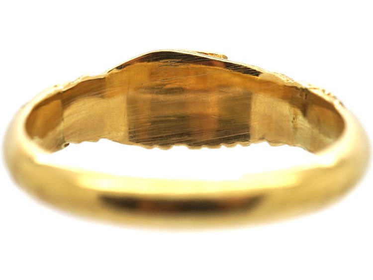 Australian 19th Century 18ct Gold Fede Ring