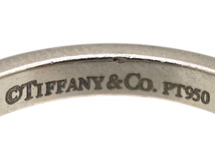 Diamond Set Half Eternity Ring in Original Case by Tiffany & Co