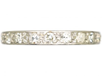 Art Deco Platinum & Diamond Eternity Ring