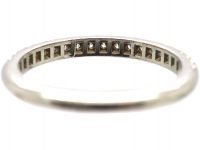 Diamond Set Half Eternity Ring in Original Case by Tiffany & Co