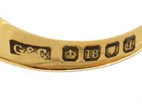 Edwardian 18ct Gold Signet Ring with Intaglio of a Galleon