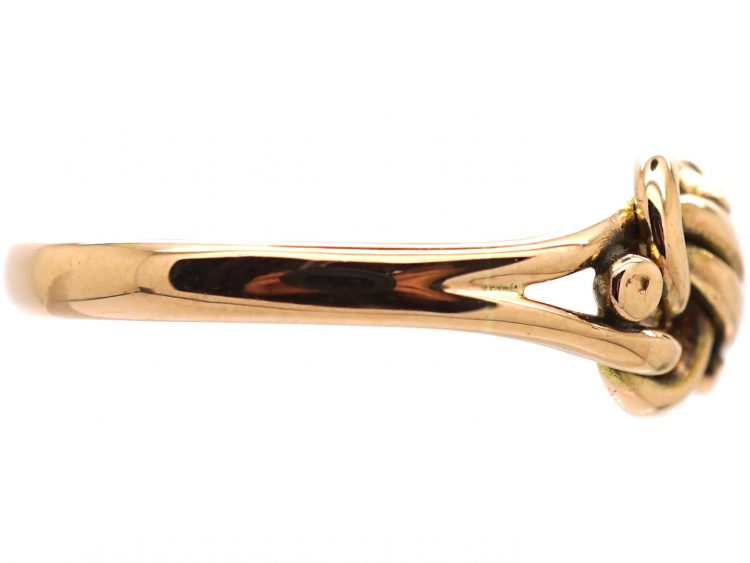 Victorian 9ct Gold Lover's Knot Ring