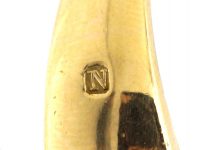Victorian 18ct Gold, Three Stone Almandine Garnet & Diamond Gypsy Ring
