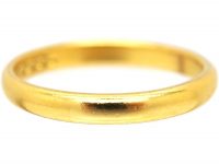 Retro 22ct Gold Wedding Ring made in 1949