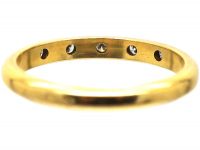 French 18ct Gold Ring set with Diamonds