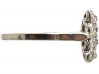 Art Deco Platinum & Diamond Square Ring