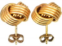 9ct Gold Knot Earrings