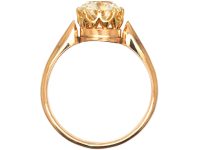 Edwardian 18ct Gold, Diamond Solitaire Ring