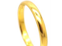 22ct Gold Wedding Ring by Charles Green & Sons made in 1933