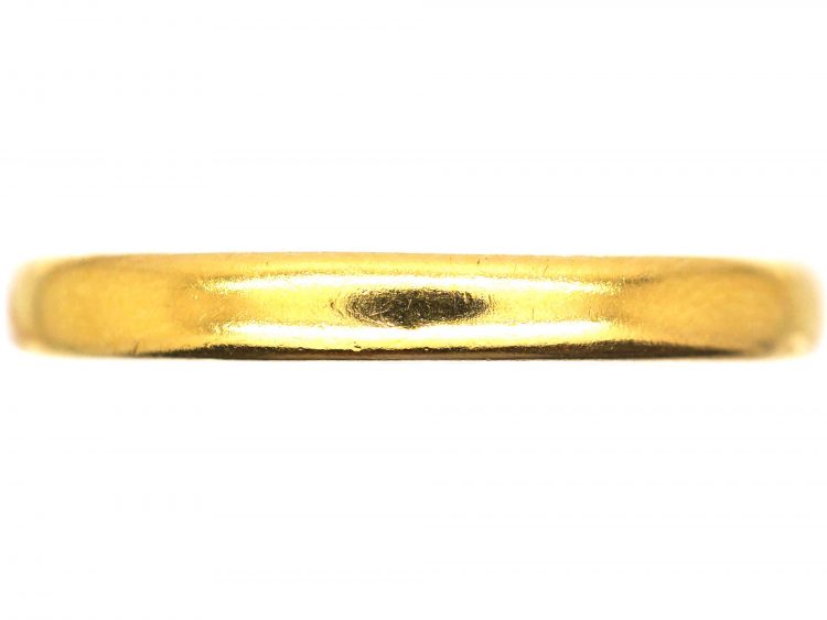 22ct Gold Wedding Ring by Charles Green & Sons made in 1933